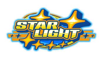 Star light retro Y2K element or vintage icon vector