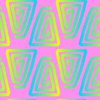 Colorful geometric pattern with spirals and pastel background for creative projects and designs vector