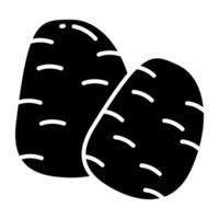 Premium Perfect download icon of potatoes vector