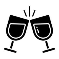 Perfect design icon of cheers vector