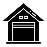 Modern design icon of warehouse vector