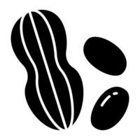Perfect Modern design icon of peanut vector