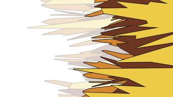 Sharp Yellow and Brown Geometric Abstract Background vector