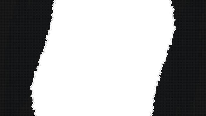 Torn Paper Edge Vertical Frame with Black Halftone Background