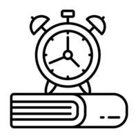 Modern Perfect design icon of study time vector