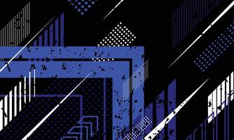 Abstract blue geometric lines modern background vector