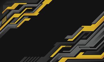 Abstract futuristic technology border background vector