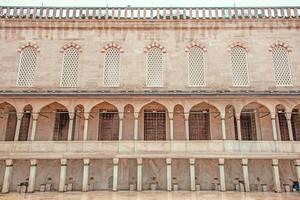 Stunning Ottoman Architecture A Mosque's Serene Courtyard photo