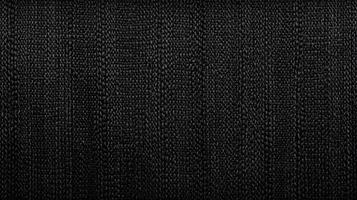 Dark Textured Black Fabric with Vertical Knit Pattern photo