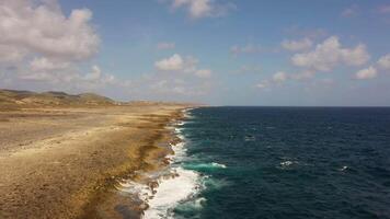 FPV Aerial view over an island in the Caribbean video