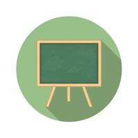 Blackboard icon, flat design vector