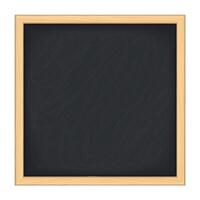 Black blackboard on white background vector