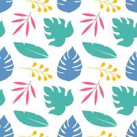 Colorful leaf pattern design art vector