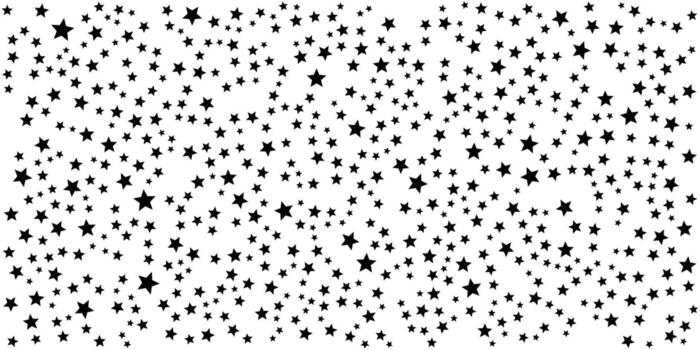 Star Pattern on White Background for Design Elements. vector