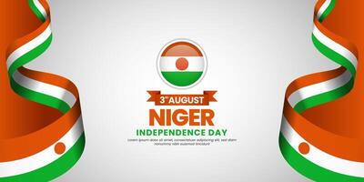 Niger Independence Day graphic design vector