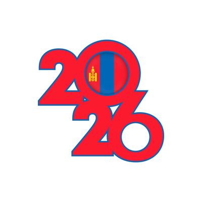 2026 banner with Mongolia flag inside.