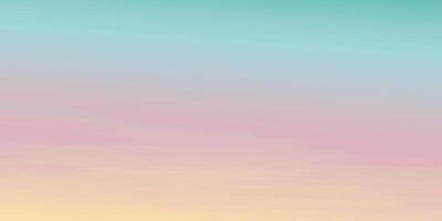Pastel gradient sky background vector