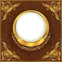 Elegant Gold Luxury Photo Frames Set, Ornate Vintage Design, Decorative Border Collection for Invitations, Certificates, and Wall Art vector