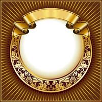 Elegant Luxury Frames Art - Gold Ornamental Borders, Decorative Design Elements vector