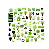 Eco Tree Banner for Green Web and Nature Sites vector