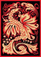 Epic Dragon Flyer Illustration with Vintage Fantasy Style vector