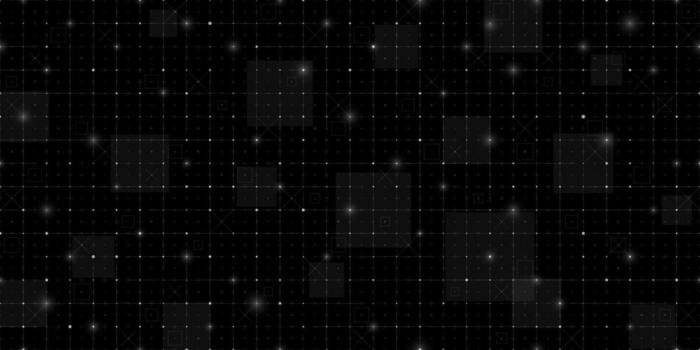 Futuristic HUD grid with digital wireframe lines and abstract mesh pattern. Black background with virtual blueprint interface. Ideal for sci fi games, AI dashboards or techno presentations. Eps design vector