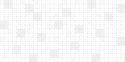 Seamless futuristic tech grid pattern with HUD lines, radar textures and digital dots. Abstract black and white interface for virtual dashboards, military UI, VR charts or sci fi game backgrounds. vector