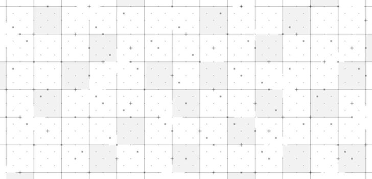 Futuristic tech grid background with digital lines and wireframe mesh. Abstract HUD interface in black and white. Ideal for sci fi dashboard, virtual map, blueprint, radar or VR game display. vector