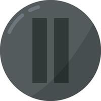 Music Pause Button vector