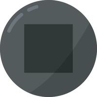 Music Stop Button vector