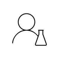 User icon. User pictogram. illustration. Flat design. vector