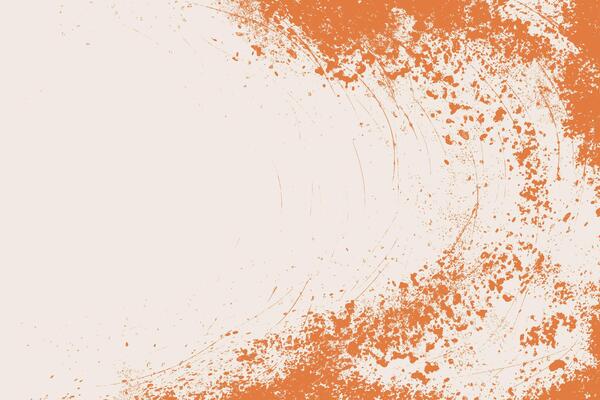 Orange dust grunge texture background. Distressed artistic grunge modern overlay texture. Banner template with scratch lines. Hand draw rough dirty weathered effect