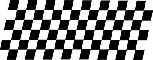 Diagonal Checkerboard Pattern .Black and White Squares in Tilted Grid Design on White Background vector