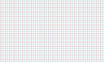 Graph Paper Template with Red and Blue Grid Lines . Technical Background Design on White Canvas vector