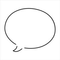 speech bubble icon vector