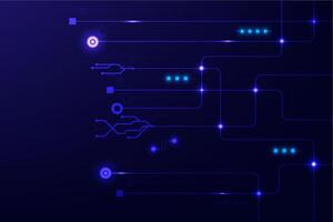 Abstract background geometric connected lines and dot featuring glowing and data flow elements, Ideal for tech, innovation and digital network concepts vector