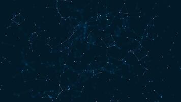 Technology Network Background. video