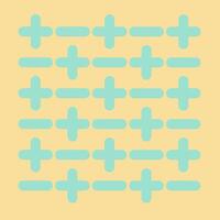 Minimal Plus Grid Pattern vector