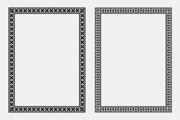 Nature-inspired autumn frame design with botanical leaves, floral border, and text box set for cover and banner