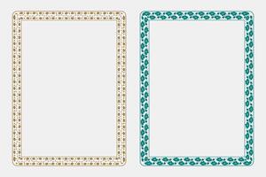 Floral autumn border design set with colorful leaves, elegant plant art and text box for seasonal ads and frame templates vector