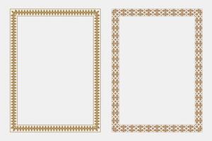 Decorative borders for design projects vector