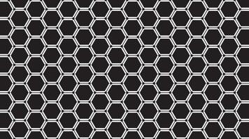 Seamless hexagon pattern. Honeycomb texture vector