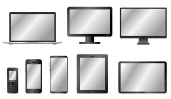 Modern technology icons. Modern technology. Development of gadgets. vector