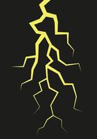 Crack, cracks from a natural disaster or drought. vector