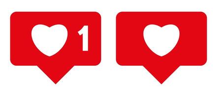 Like icon. Social media. Comment and icons. vector
