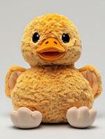 A stuffed animal duck photo