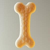 A 3d model of a bone shaped like a dog bone photo