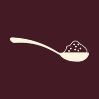 Sugar trendy useful important Illustration design good colorful background vector