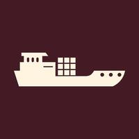 Barge trendy art design practical amazing colorful useful illustration vector