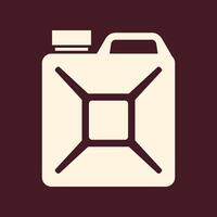 Jerrycan trendy useful important Illustration design lovely colorful background vector